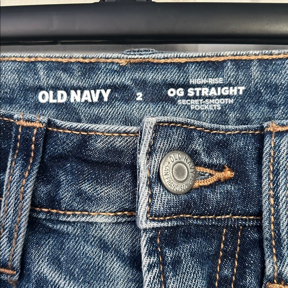 NWT Old Navy high rise OG straight leg jeans size 2 - Picture 4 of 5